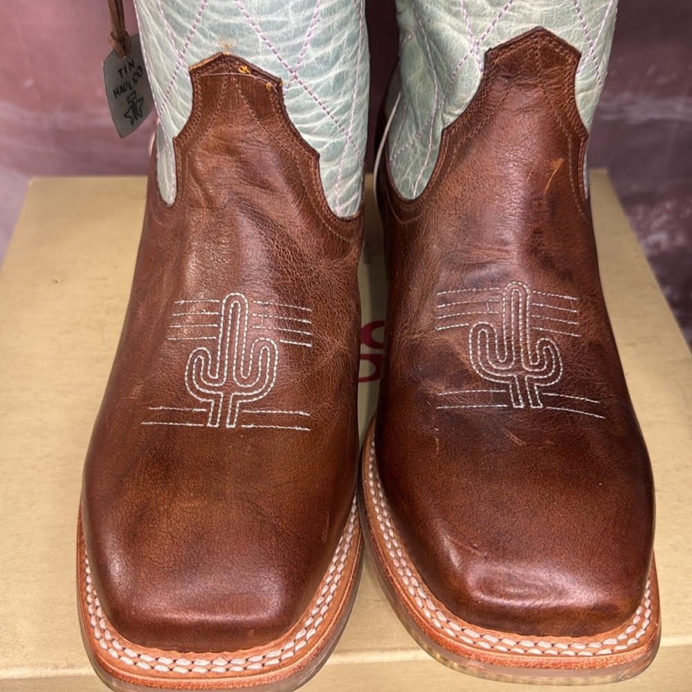 Tin Haul “Cactus” Western Boots 7 fits like 8 - Picture 6 of 8